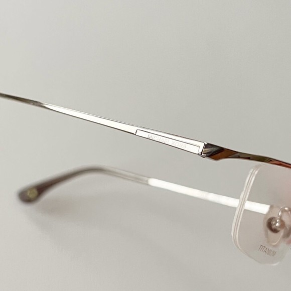 Michael Kors Eyeglasses Frame Half Rim Titanium MK717AF 52-17-140 Display Model